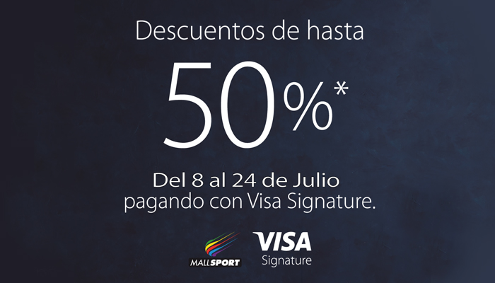 Venta Especial Visa Mall Sport