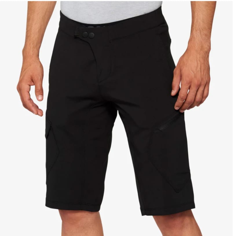 Shorts 100% Ridecamp W/Liner Black