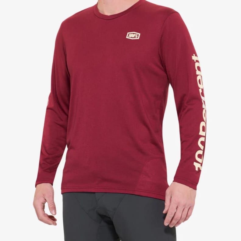 Jersey 100% Airmatic Long Slleve Merlot